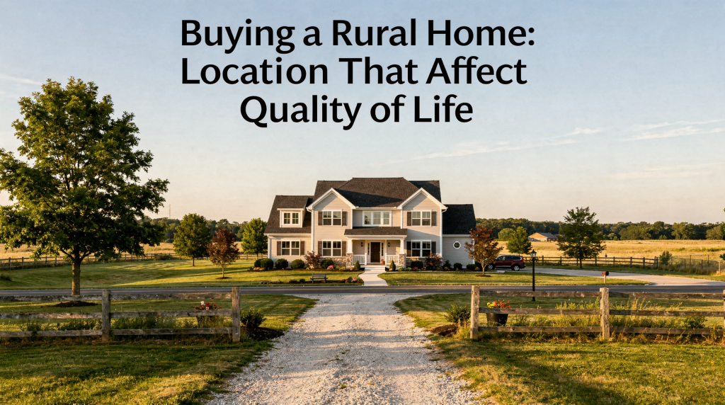 Buying a Rural Home: Location Factors That Affect Quality of Life