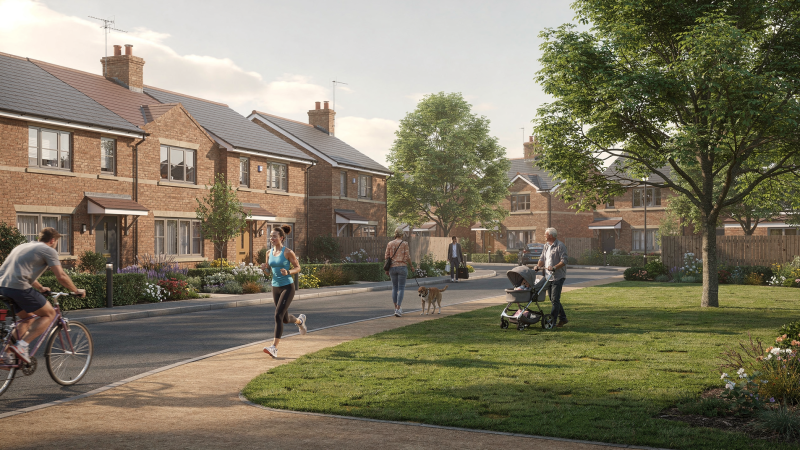 Suburban Green Spaces and Healthier Daily Routines
